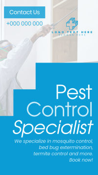 Minimal & Simple Pest Control YouTube Short Design