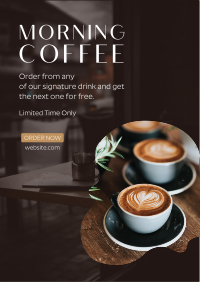 Early Morning Coffee Flyer Design