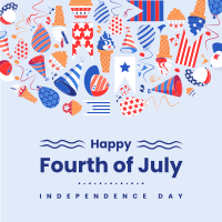 Fourth of July Party Instagram post Image Preview