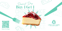 Cheesy Cheesecake Twitter post Image Preview
