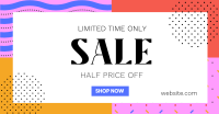 Flashy Limited Time Sale Facebook Ad Design