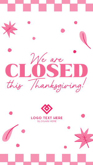 Close In Thanksgiving Instagram story Image Preview