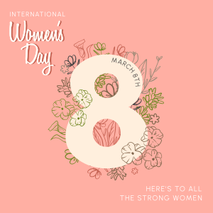 Women's Day Flowers Instagram post Image Preview