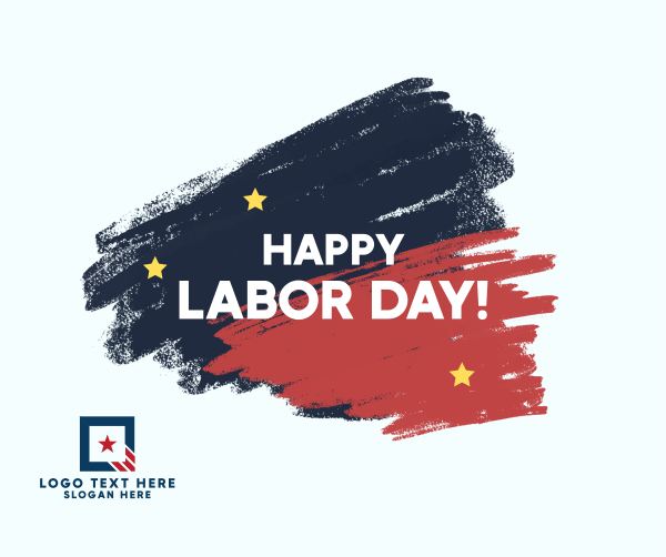 Labor Day Chalk Facebook Post Design Image Preview