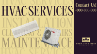Editorial HVAC Service Facebook Event Cover Design