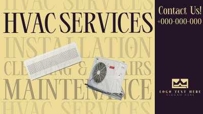 Editorial HVAC Service Facebook event cover Image Preview