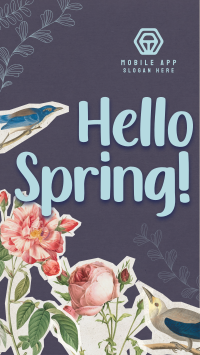 Scrapbook Hello Spring Video Image Preview