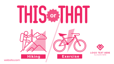 This or That Exercise Facebook event cover Image Preview