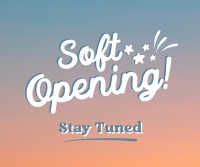 Soft Opening Launch Cute Facebook Post Design