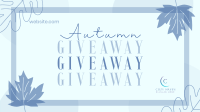 Cozy Leaves Giveaway Facebook Event Cover Image Preview