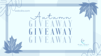 Cozy Leaves Giveaway Facebook event cover Image Preview