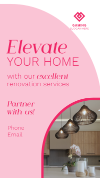 Renovation Elevate Your Space Instagram Reel Image Preview