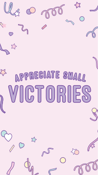 Small Wins Facebook Story Design