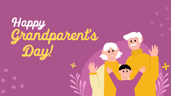 World Grandparent's Day Facebook Event Cover Design