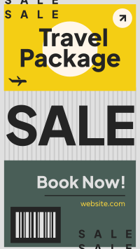 Travel Package Sale Instagram reel Image Preview