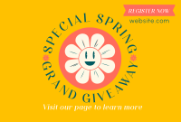Spring Giveaway Pinterest Cover Design