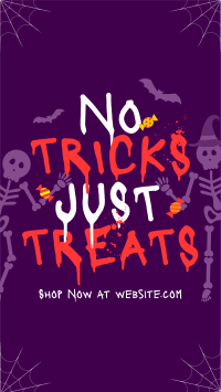 Halloween Special Treat Facebook Story Design