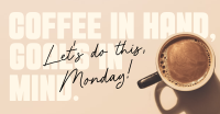 Coffee Motivation Quote Facebook Ad Design