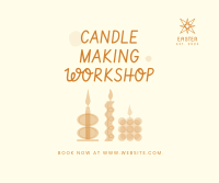 Candle Workshop Facebook Post Design