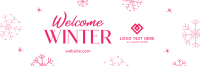 Welcome Winter Twitter Header Design