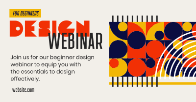 Beginner Design Webinar Facebook ad Image Preview