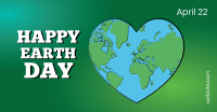 Heart-shaped Earth Facebook ad Image Preview