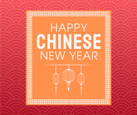 Chinese New Year Pattern Facebook post Image Preview