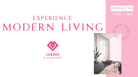 Simple Modern Living Facebook event cover Image Preview