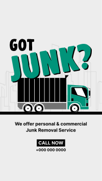 Got Junk? YouTube Short Design