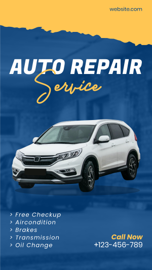 Auto Repair ripped effect Instagram story Image Preview