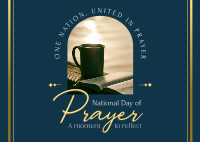 National Day Of Prayer Postcard Design