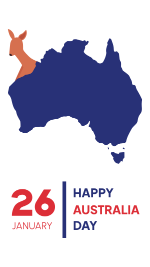 Happy Australia Day Instagram story