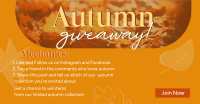 Autumn Leaves Giveaway Facebook Ad Design