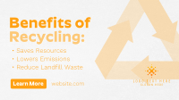 Recycling Benefits Animation Image Preview