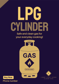 Gas Cylinder Flyer Design