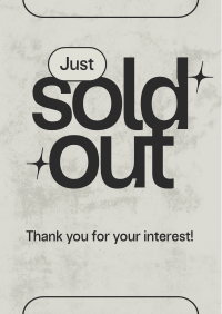 Sold Out Flyer | Sold Out Flyer Maker | BrandCrowd