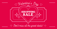Minimalist Valentine's Day Sale Facebook Ad Design