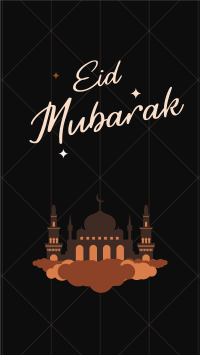 Eid Blessings Facebook Story Design