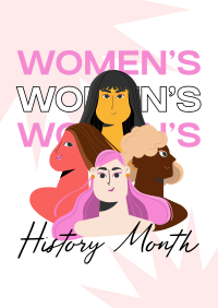 Pretty Women's Month Poster Design