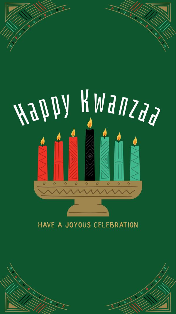 Kwanzaa Celebration Instagram Story Design Image Preview