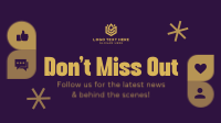 Modern Follow Us Animation Preview