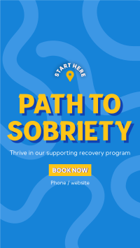 Path to Sobriety Facebook story Image Preview