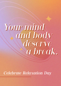 Celebrate Relaxation Day Poster Image Preview