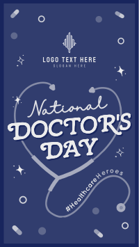 Quirky Doctors Day Instagram Story Design
