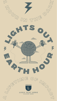 Earth Hour Lights Out TikTok video Image Preview