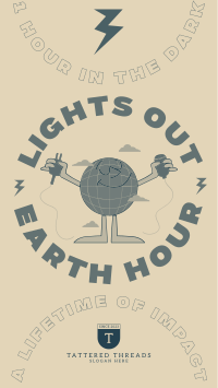 Earth Hour Lights Out TikTok Video Image Preview