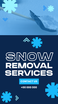 Snowy Snow Removal YouTube Short Design