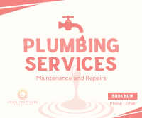 Home Plumbing Services Facebook Post Design
