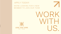 Classic Minimalist Hiring Animation Preview
