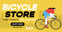 Modern Bicycle Store Facebook ad Image Preview